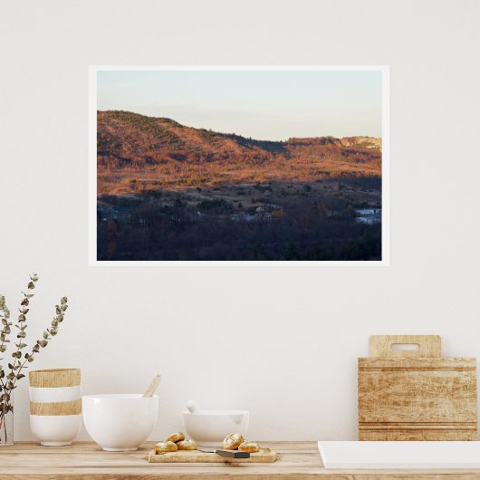 Das Foto Pocono Poster (Küche)