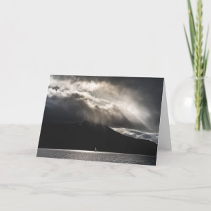 Das Foto Sailboat Landscape Karte