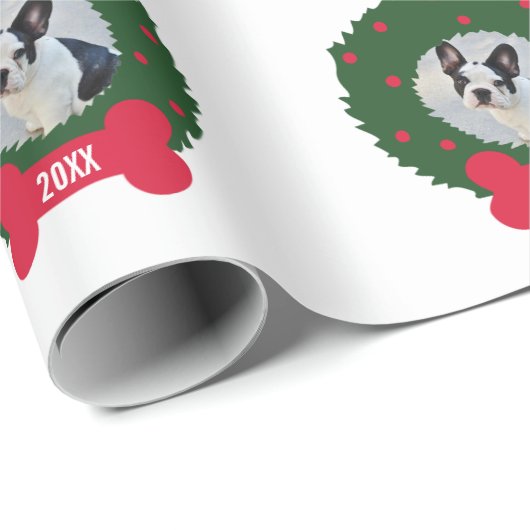 Das Foto u. das Jahr des französische Geschenkpapier (Rolleneckpunkt)