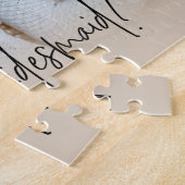 Das Foto wird mein Vorschlag für eine Brautjungfra Puzzle (Seite)