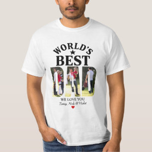 Das Foto zum besten Vater-zertifizierten Vater-Tag T-Shirt