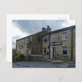 Das Fountain Head Inn in Halifax Feiertagspostkarte