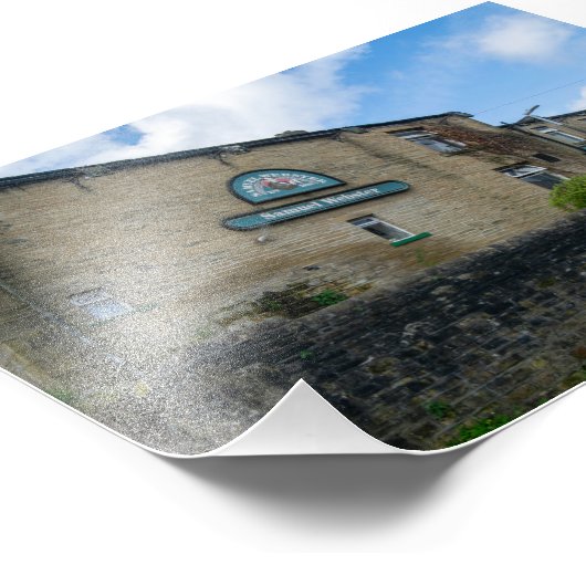 Das Fountain Head Inn in Halifax Fotodruck (Ecke)