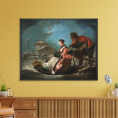 Das Four Seasons by Winter von François Boucher Leinwanddruck (Insitu (Wohnzimmer))