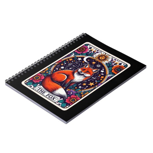 Das Fox Spirit Tarot Card Notebook Notizblock (Linke Seite)