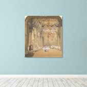 Das Foyer der Oper während des Mittelalters Leinwanddruck (Insitu (Holzboden))