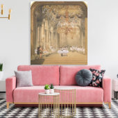 Das Foyer der Oper während des Mittelalters Leinwanddruck (Insitu (Wohnzimmer))