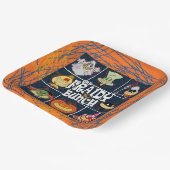 Das Fraidy Bunch Fun Halloween Pappteller (Gewinkelt)