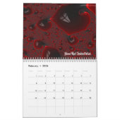 Das Fraktal Art von Shelli Fitzpatrick Vol. Eins Kalender (Feb 2026)