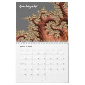 Das Fraktal Art von Shelli Fitzpatrick Vol. Eins Kalender (Mär 2027)