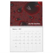 Das Fraktal Art von Shelli Fitzpatrick Vol. Eins Kalender (Feb 2027)