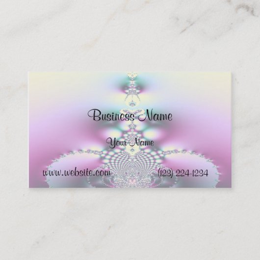 Das Fraktal Pool Visitenkarte (Vorderseite)