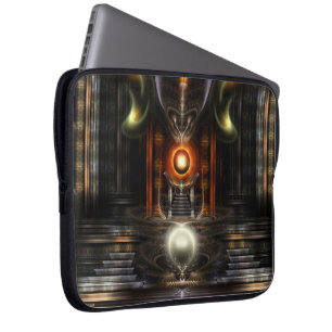 Das Fraktal ?Throne Art Laptop Sleeve