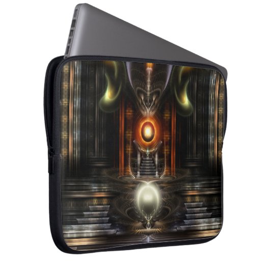 Das Fraktal ?Throne Art Laptop Sleeve (Vorne Rechts)