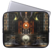 Das Fraktal ?Throne Art Laptop Sleeve (Vorderseite)