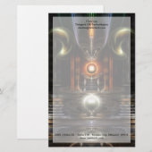 Das Fraktal Throne Room Art Briefpapier (Vorne/Hinten)