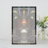 Das Fraktal Throne Room Art Briefpapier (Stehend Vorderseite)