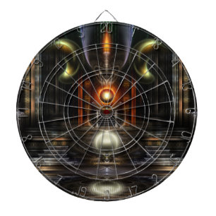 Das Fraktal Throne Room Art Dartscheibe
