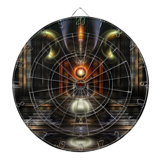 Das Fraktal Throne Room Art Dartscheibe (vorne)