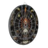 Das Fraktal Throne Room Art Dartscheibe (Vorderseite Links)