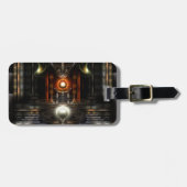 Das Fraktal Throne Room Art Gepäckanhänger (Vorderseite horizontal)
