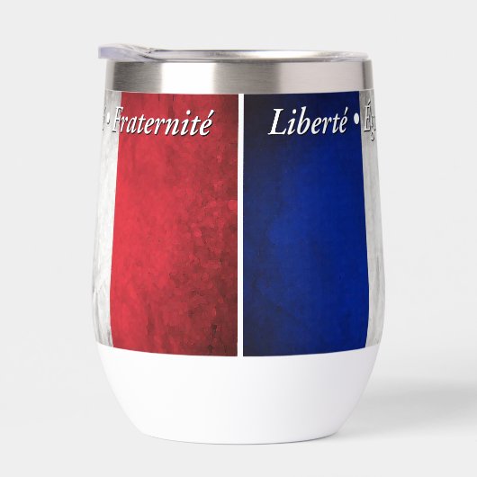 Das französische Motto Wasserflasche (Rechts)