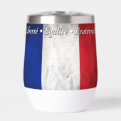 Das französische Motto Wasserflasche (Vorderseite)