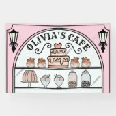 Das französische Pariser Café-Schaufenster Geburts Banner (Horizontal)