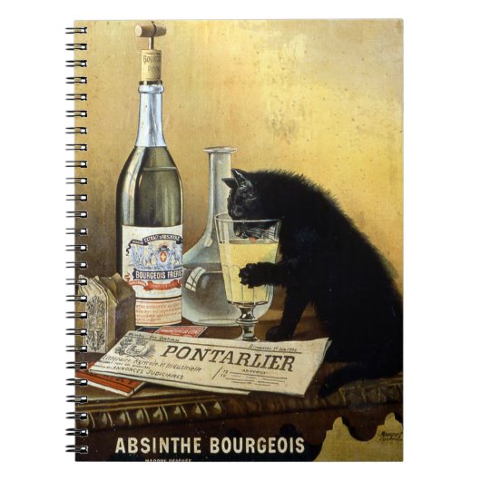 Das französische Poster "absinthe bourgeois" von R Notizblock (Vorderseite)