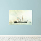 Das französische Schlachtschiff "La Gloire", 1880 Leinwanddruck (Insitu (Holzboden))