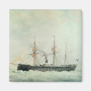Das französische Schlachtschiff, "La Gloire", 188 Magnet