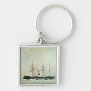 Das französische Schlachtschiff, "La Gloire", 188 Schlüsselanhänger