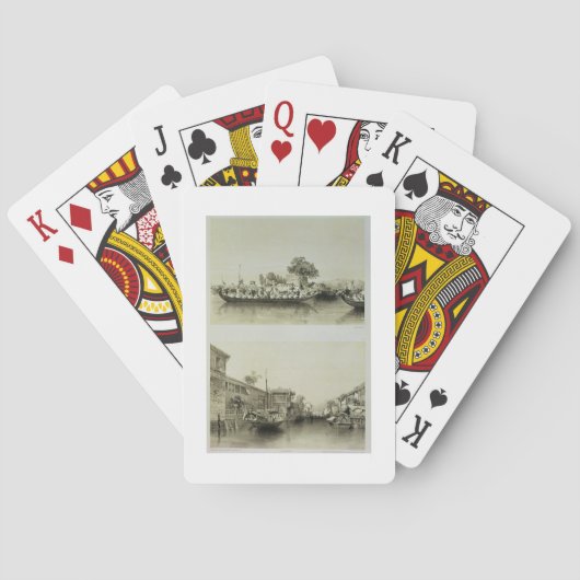 Das französische Unsinnigkeits-und eines Spielkarten (Rückseite)