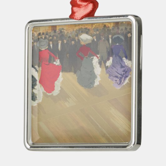 Das Frauen-Tanzen Können-Kann Silbernes Ornament (Links)