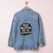 Das freie Palästina beendet den Beruf Jeansjacke (Hangar)