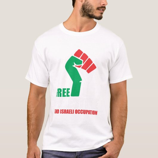 Das freie Palästina beendet den israelischen Beruf T-Shirt (Vorderseite)