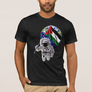 Das freie Palästina, die palästinensische Flagge i T-Shirt