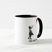 Das freie Palästina, Gaza - Völkermord Tasse (VorderseiteRechts)