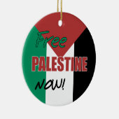 Das freie Palästina jetzt unter palästinensischer  Keramik Ornament (Rechts)