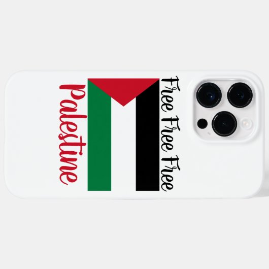 Das freie Palästina Rette Gaza Case-Mate iPhone Hülle (Rückseite (Horizontal))