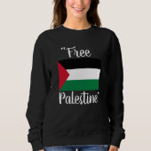 Das freie Palästina Rette Gaza Sweatshirt (Vorderseite)