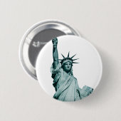 Das Freiheitsstatue Button (Vorne & Hinten)