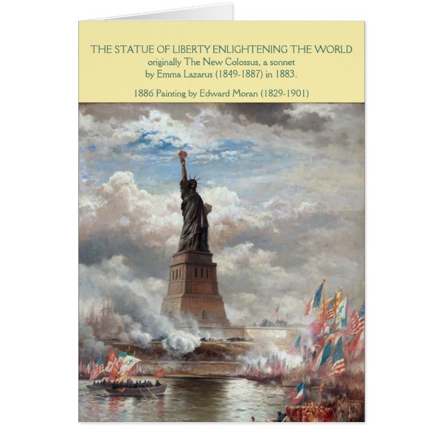 DAS FREIHEITSSTATUE DIE WELT ERLEUCHTEND (Vorne)