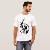 Das Freiheitsstatue ein AR-15 halten up hoch! T-Shirt (Vorne ganz)