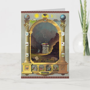 Das Freimaurerdiagramm Karte