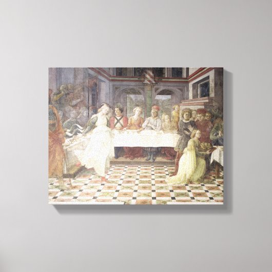 Das Fresko Herod (siehe auch 60432) Leinwanddruck (Vorderseite)