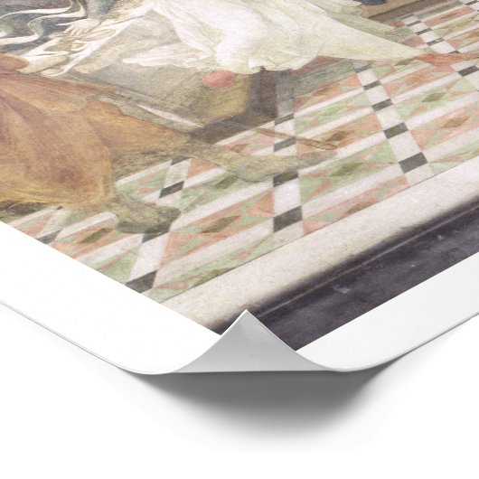 Das Fresko Herod (siehe auch 60432) Poster (Ecke)