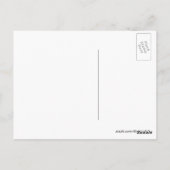 Das Frettchen Postkarte (Rückseite)