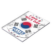 Das freundliche koreanische Design "Have a Nice Da Notizblock (Linke Seite)