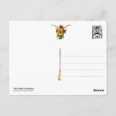 Das freundliche Monster Postkarte (Rückseite)